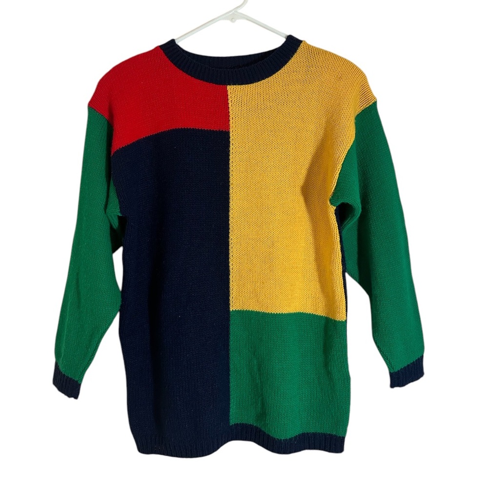 Vintage Multi-colored Knit Sweater
